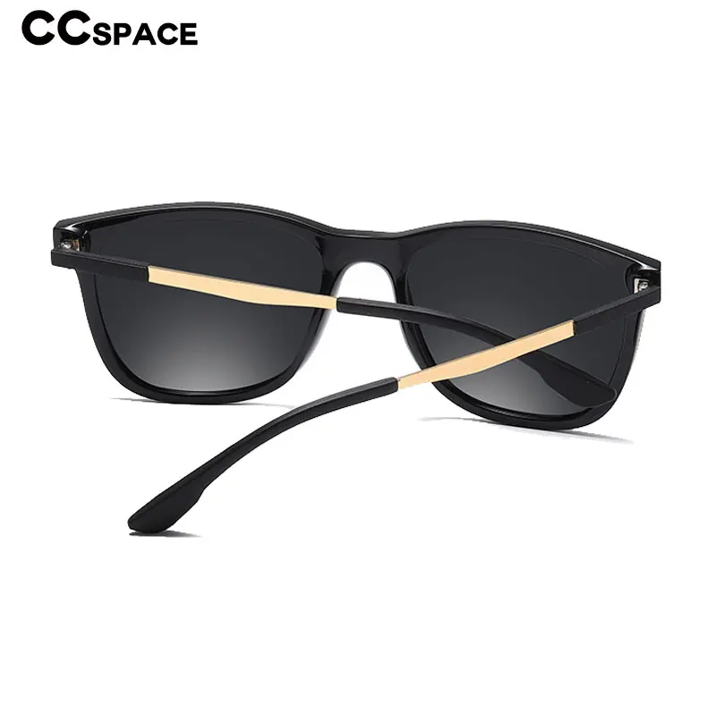 45973 пластиковые титановые Ретро квадратные поляризованные солнцезащитные очки