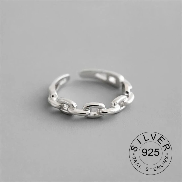 

Vintage Silver Color Metal Punk Letter Open Rings Design Finger Rings for Women men Party Jewelry Gifts LETTER