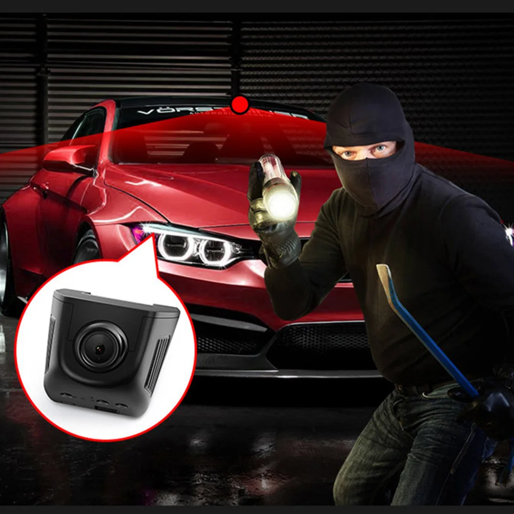 Автомобильный видеорегистратор Full Hd 1080p WIFI угол обзора 170 градусов с двойным