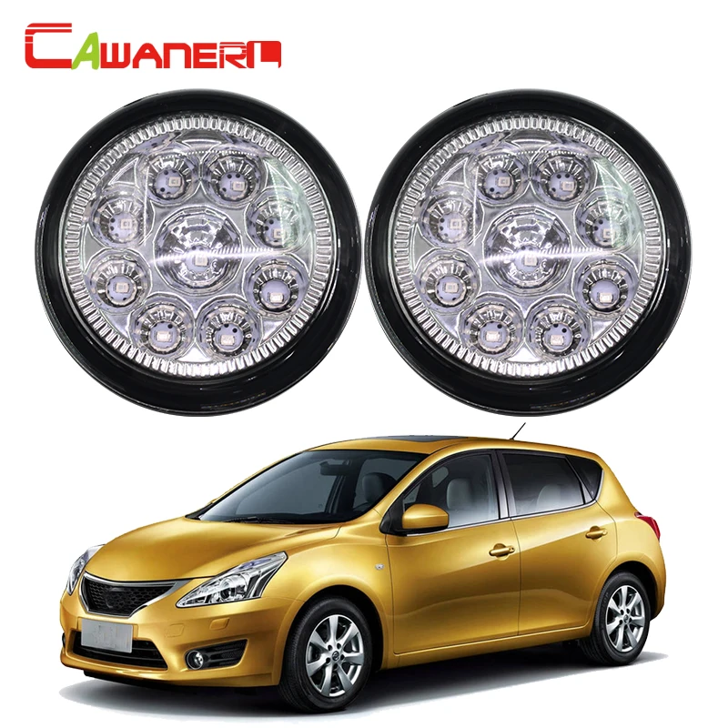 Cawanerl 2 x автомобилей передние противотуманные светильник светодиодный дневного