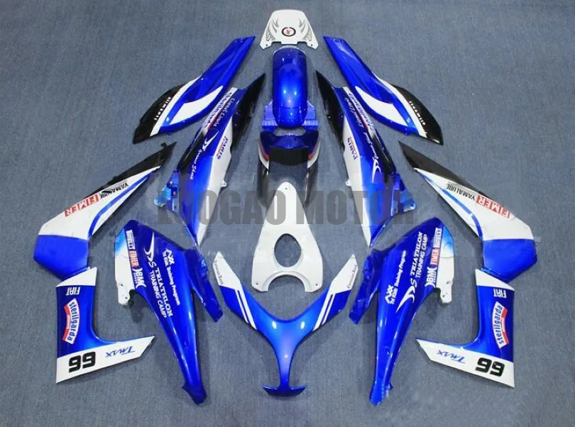 

Injection free cumtom motorcycle fairing blue black white For YAMAHA TMAX500 2008 2009 2010 2011 08 09 10 11 Bodywork body kits