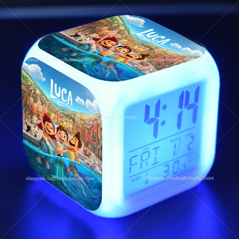 

New Cartoon Alarm Clock Kids Gift Wake Up Digital Clock Light Led Clock Reloj Despertador Table Reveil Desk Wekker