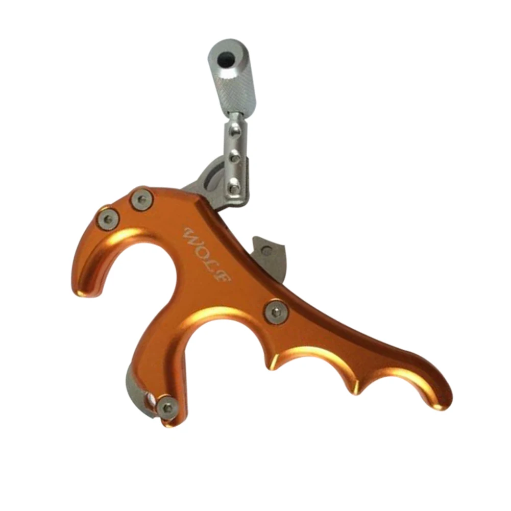 

4 Finger Grip Caliper Release Aids for Compound Bow Hunting Archery Steel