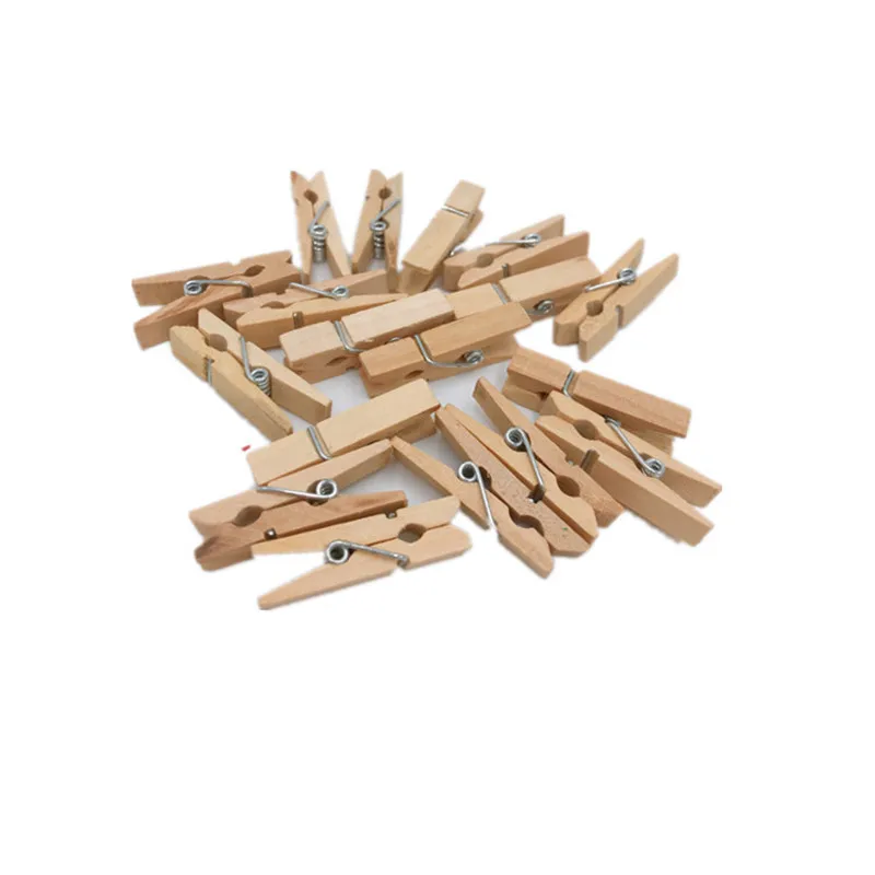 100 шт деревянный зажим цвет маленький фото папка DIY аксессуары|Поделки из дерева| |