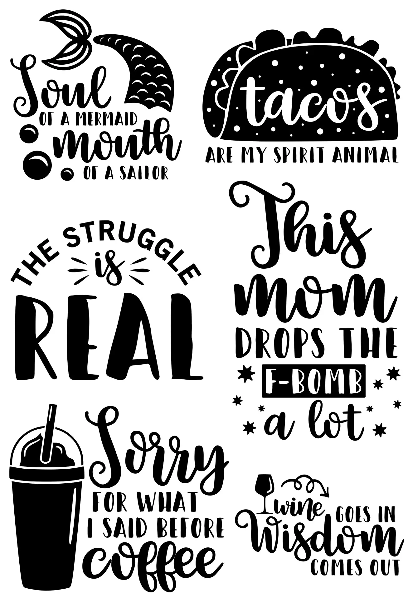 Нужный кофе прозрачный штамп/акриловый блок для сделай сам