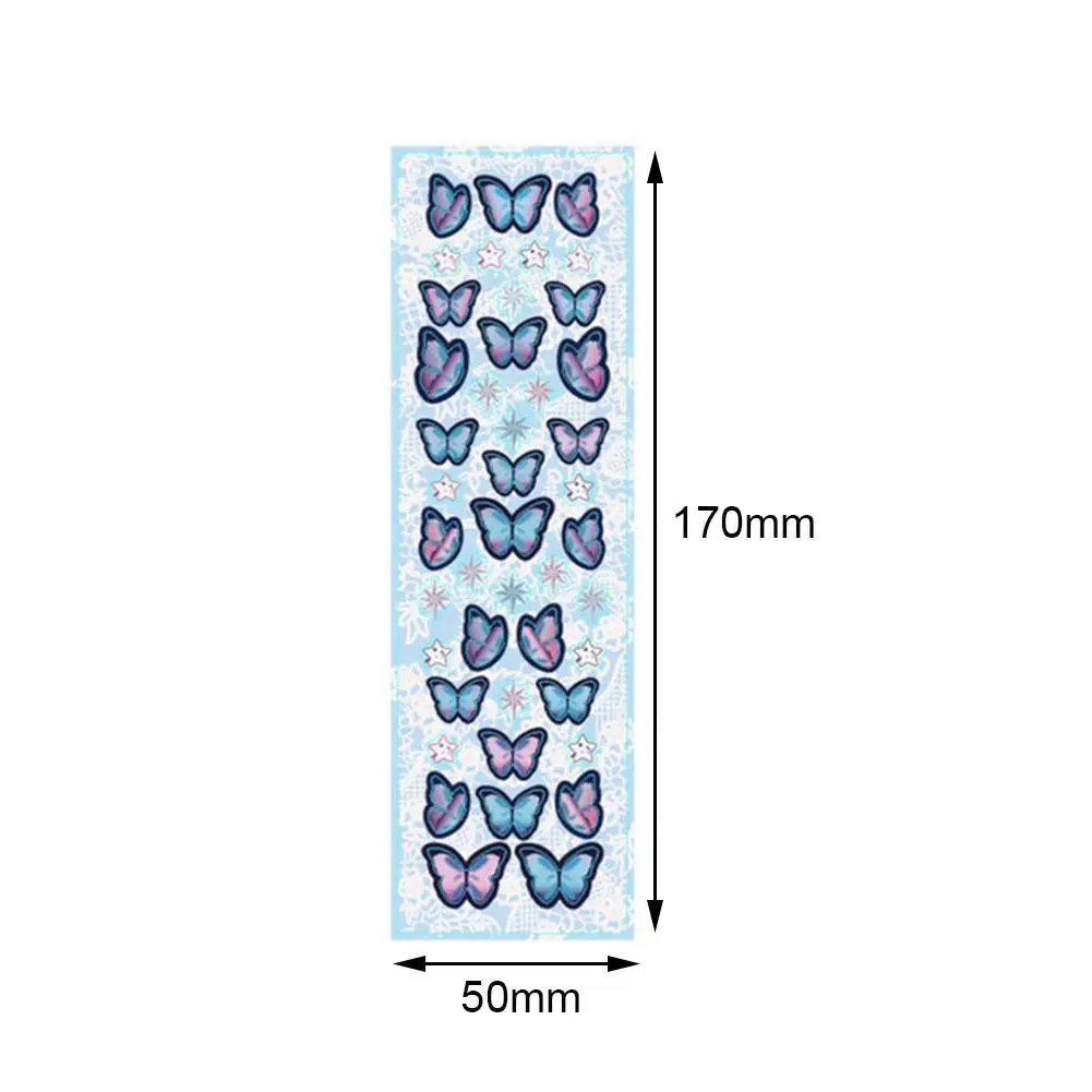 

Colorful Butterfly Stickers Scrapbooking Hand Account Decoration Supplies Sticker Korean Kawaii School Journal Stationery I4Y5