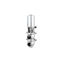 c top intelligent control hygienic valves pneumatic diverter valve no noise