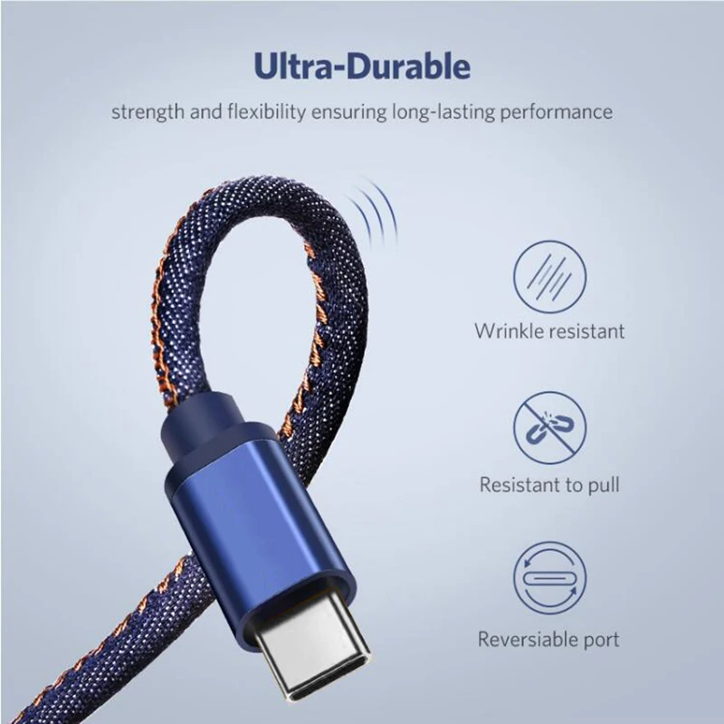 USB кабель K·STUCNE с разъемом Type C длина 1 2 м|Зарядные устройства для телефонов| |