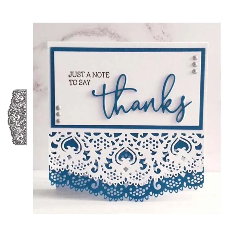 

JC Heart Lace Edge Metal Cutting Dies Scrapbooking Craft Mold Cut Die Stencil Handmade Paper Card Make Template 2020 New Design