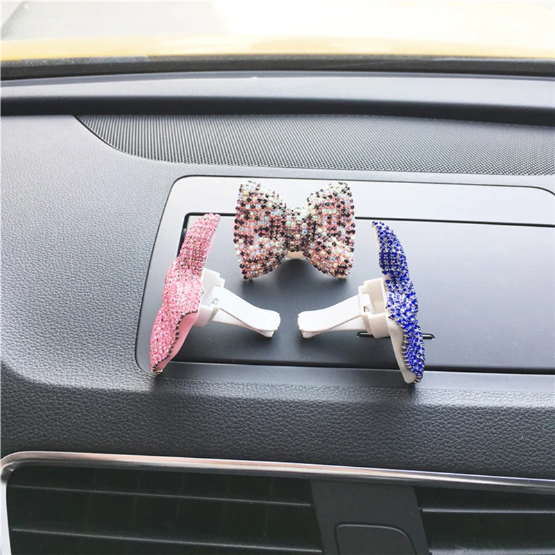 Автомобильный Стайлинг Хрустальный бант автомобильный освежитель воздуха