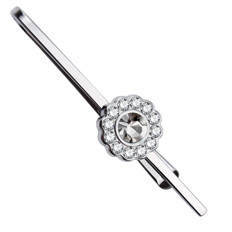 Мужские Зажимы для галстука HAWSON 2 дюйма с имитацией кристалла 6 цветов на