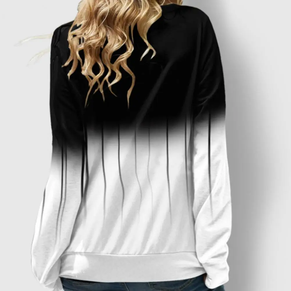 

Autumn Winter Popular Loose Fashion Print Sweatshirt Temperament Sweatshirt Floral Print for Travel