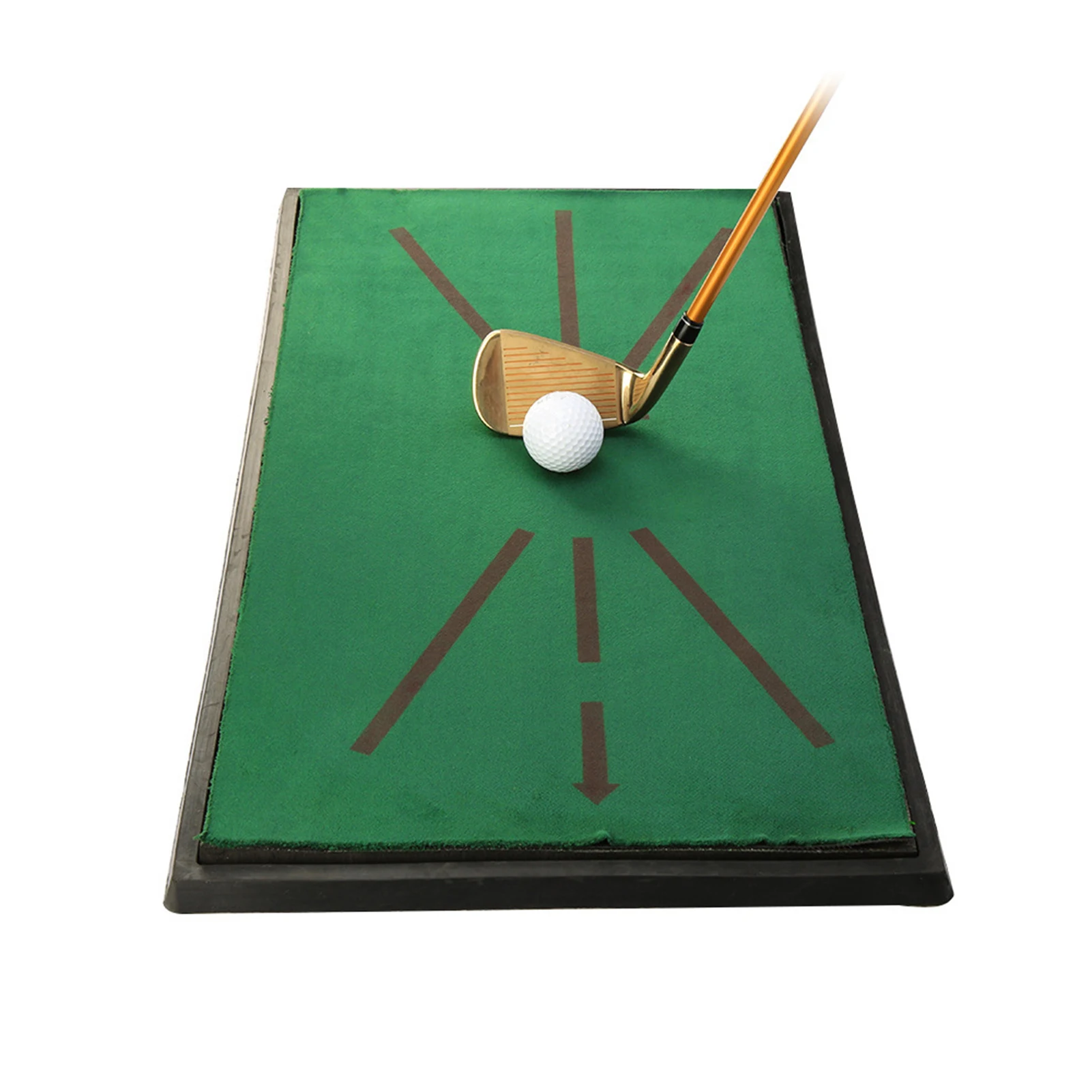 

Golf Training Mat Swing Detection Batting Golf Practice Training Aid Portable Golf Training Turf Mat For Office Home Outdoor