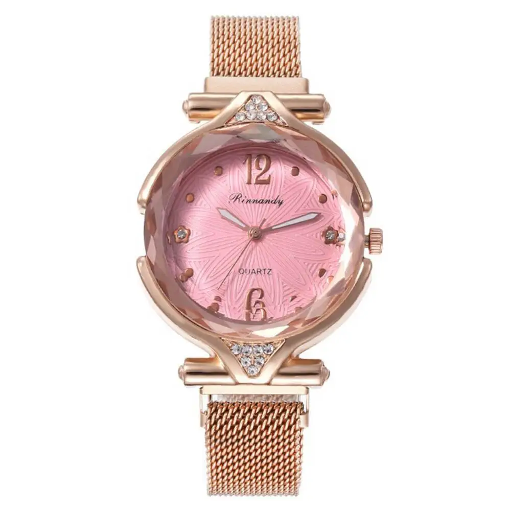 Хит продаж женские кожаные модные роскошные часы с магнитной пряжкой Миланский