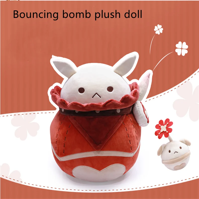

[Pre-Sale]Classic Game Animation Genshin Impact Theme Series Klee Bouncing Bomb Plush Doll Used For Cosplay Costume Props New