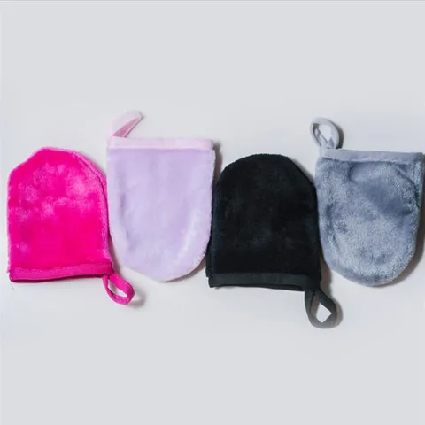 1 шт., многоразовые перчатки для снятия макияжа, перчатки из микрофибры для чистки лица, мягкий очиститель для лица, полотенце для глубокой очистки лица, инструмент для ухода за кожей