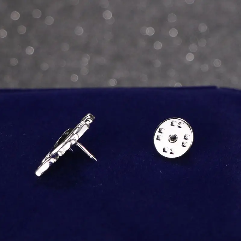 1 пара крест щит деловой костюм воротник рубашки нагрудные булавки брошь советы