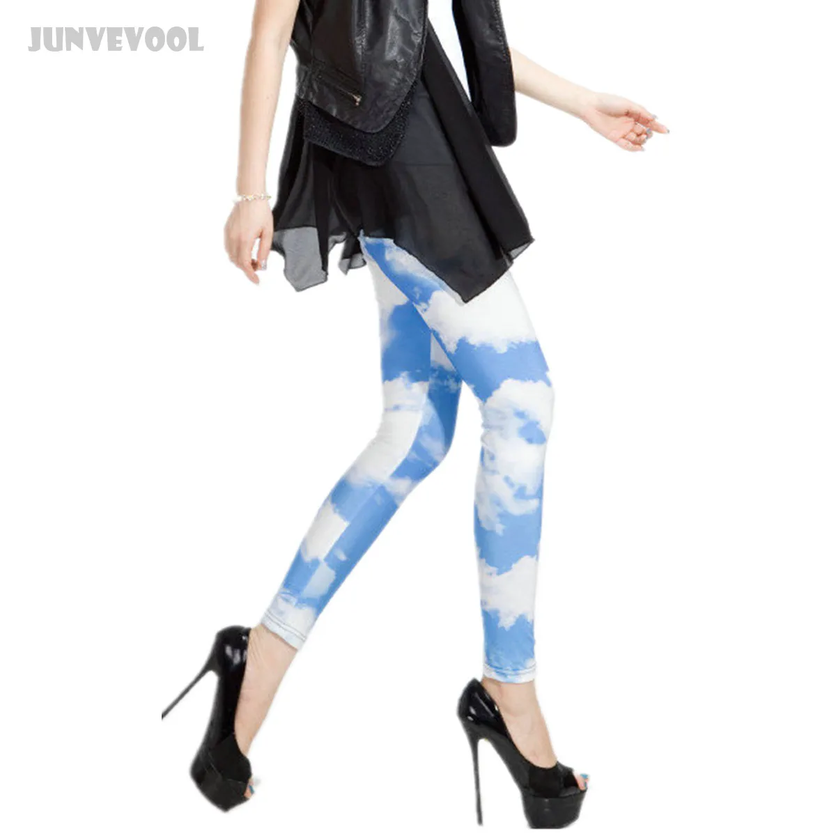 Женские леггинсы с высокой талией бесшовные облегающие брюки карандаш рисунком