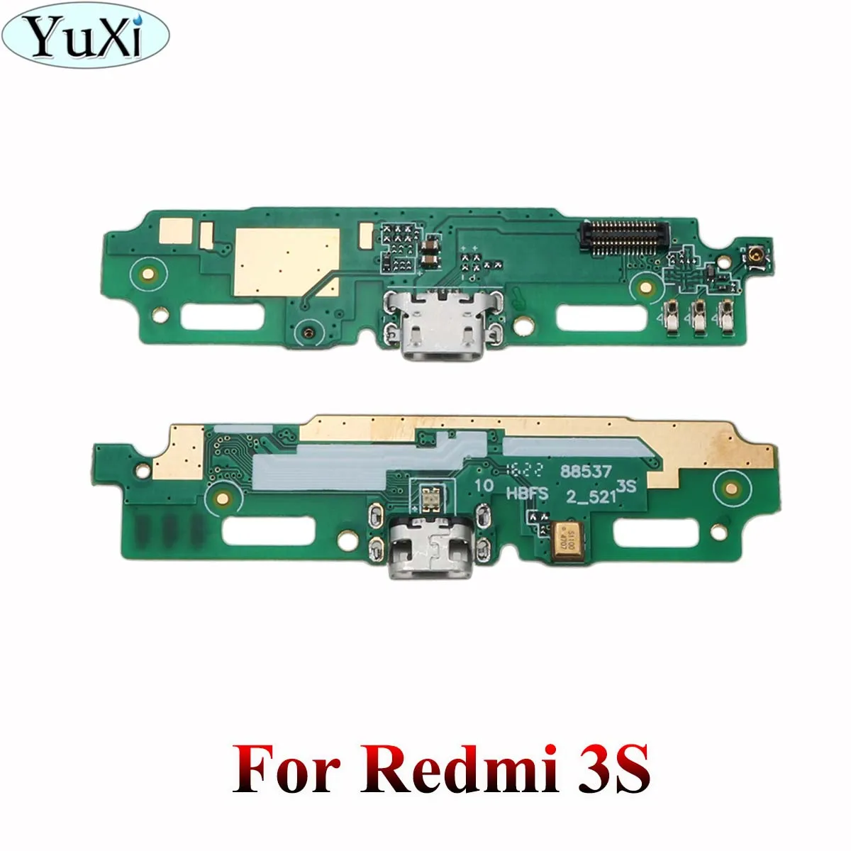 For Redmi 3S YuXi usb зарядка Нижняя плата гибкий кабель соединительные детали для Xiaomi Redmi Note 3/4/Note 3/4 Pro/4A/5A/4X/2A/3 S микрофонный модуль - Цвет: For Redmi 3S