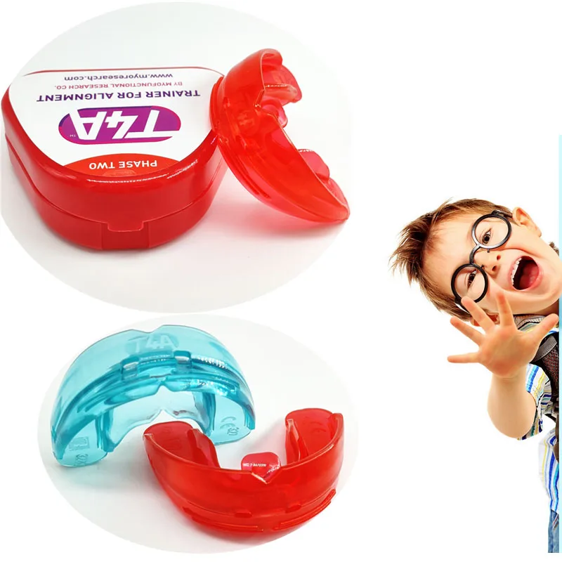 

Myobrace T4A Red and Blue Crowding Teeth/ Phase One T4a Teeth Brace Dental Orthodontic Trainer/Original Australia Appliance