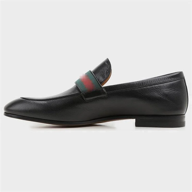 

Men's Handmade Black Pu Leather Shoes Dress Shoes Spring Classic Men's Fashion Trend Daily All-match Casual Shoes HL042