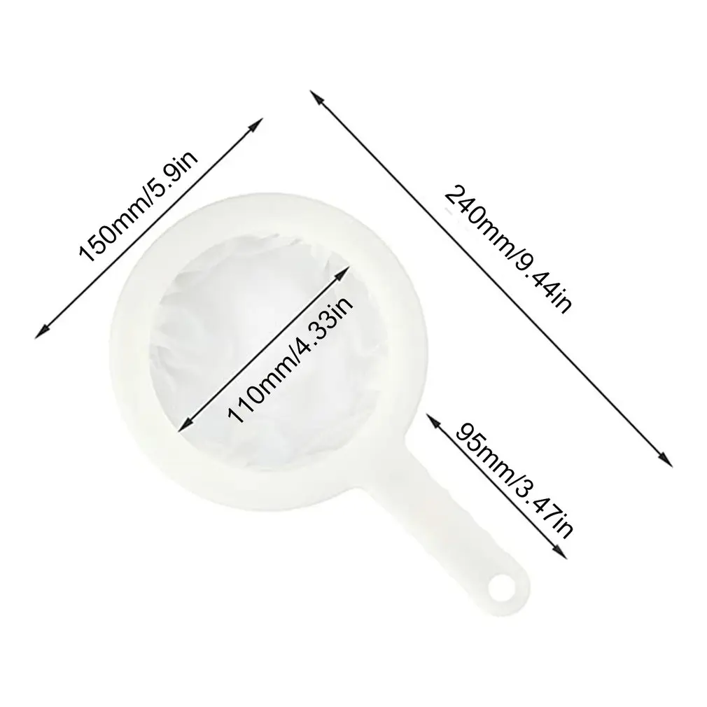 

Reusable Filter Bags Strainer Soy Milk Wine Filter Mesh Tea Coffee Yogurt Filter Net Mesh Kitchen Food For Screening Draining