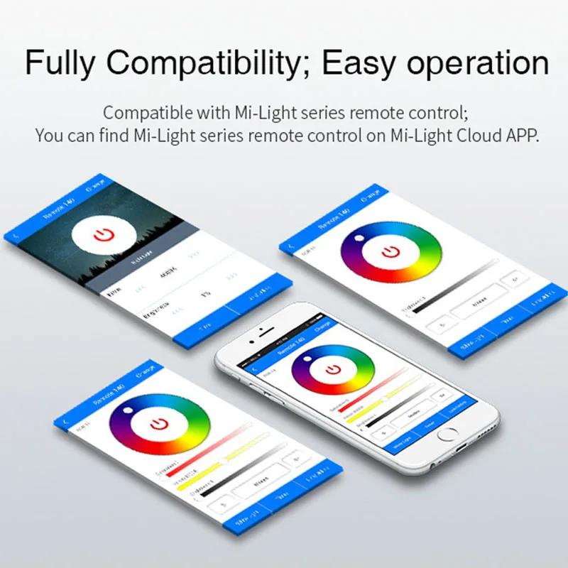 Milight YT1 WiFi Voice Remote Control DC5V USB Smart 4G IOS Android APP Controller for 2.4GHz RGB CCT RGBW LED Strip Light Bulb | Лампы и