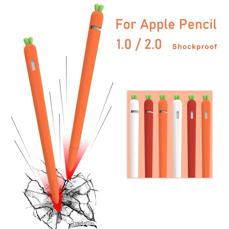 Пенал с изображением моркови для Apple Pencil 1 2 чехол IPad 10 5 12 9 Mini стилус сенсорного
