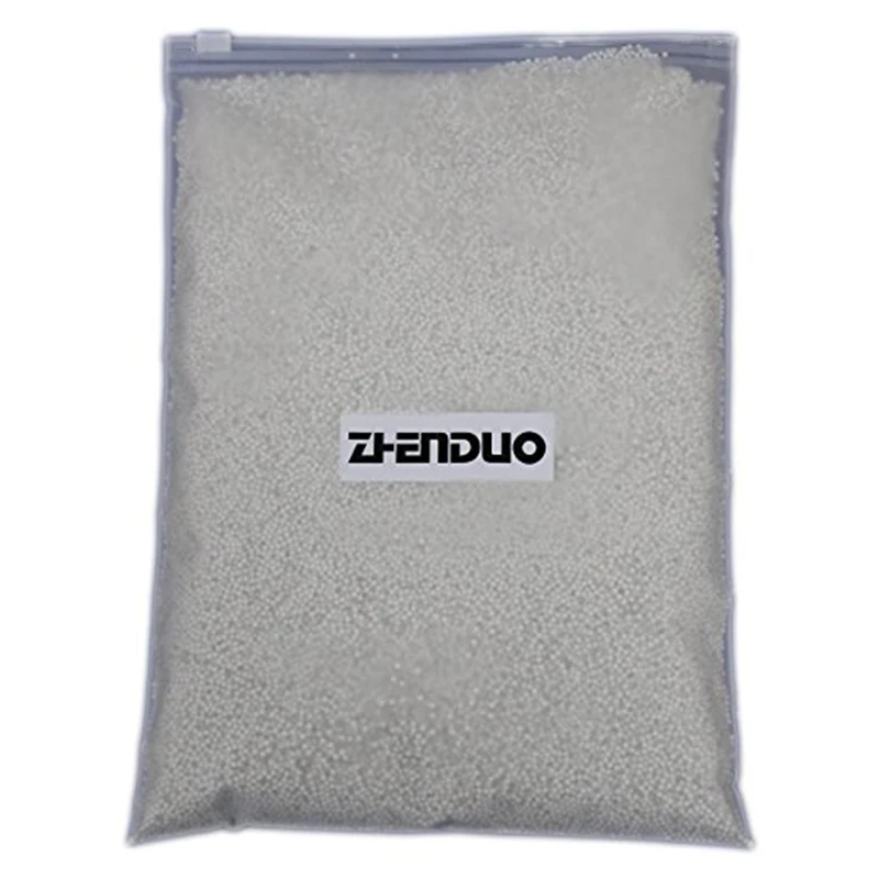 Белые Кристальные гелевые шарики с водяными бусинами 1 кг 7-8 мм усиленная