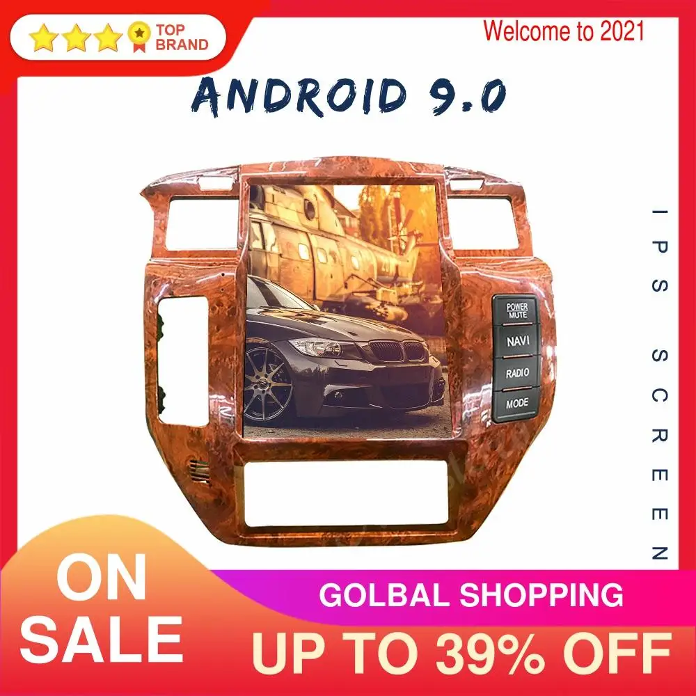 

4 + 128G для NISSAN PATROL 5 Y61 Android 9,0 Tesla стиль экран автомобильный GPS навигация мультимедийный плеер магнитола головное устройство
