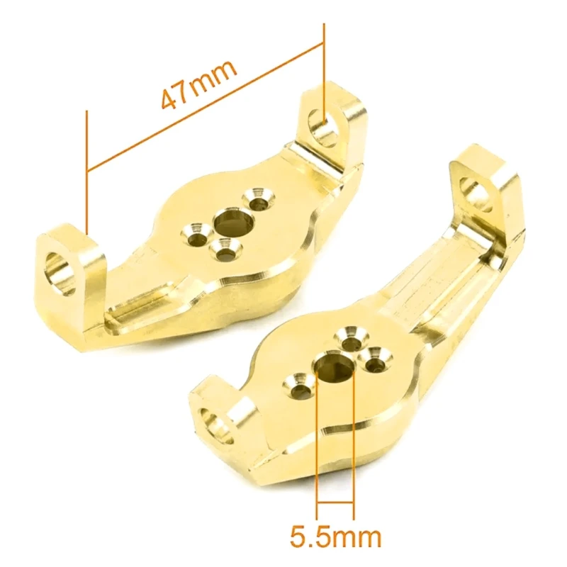 

2PCS Heavy Counterweight Front Caster Blocks Portal Drive for trx-4 RC Crawler