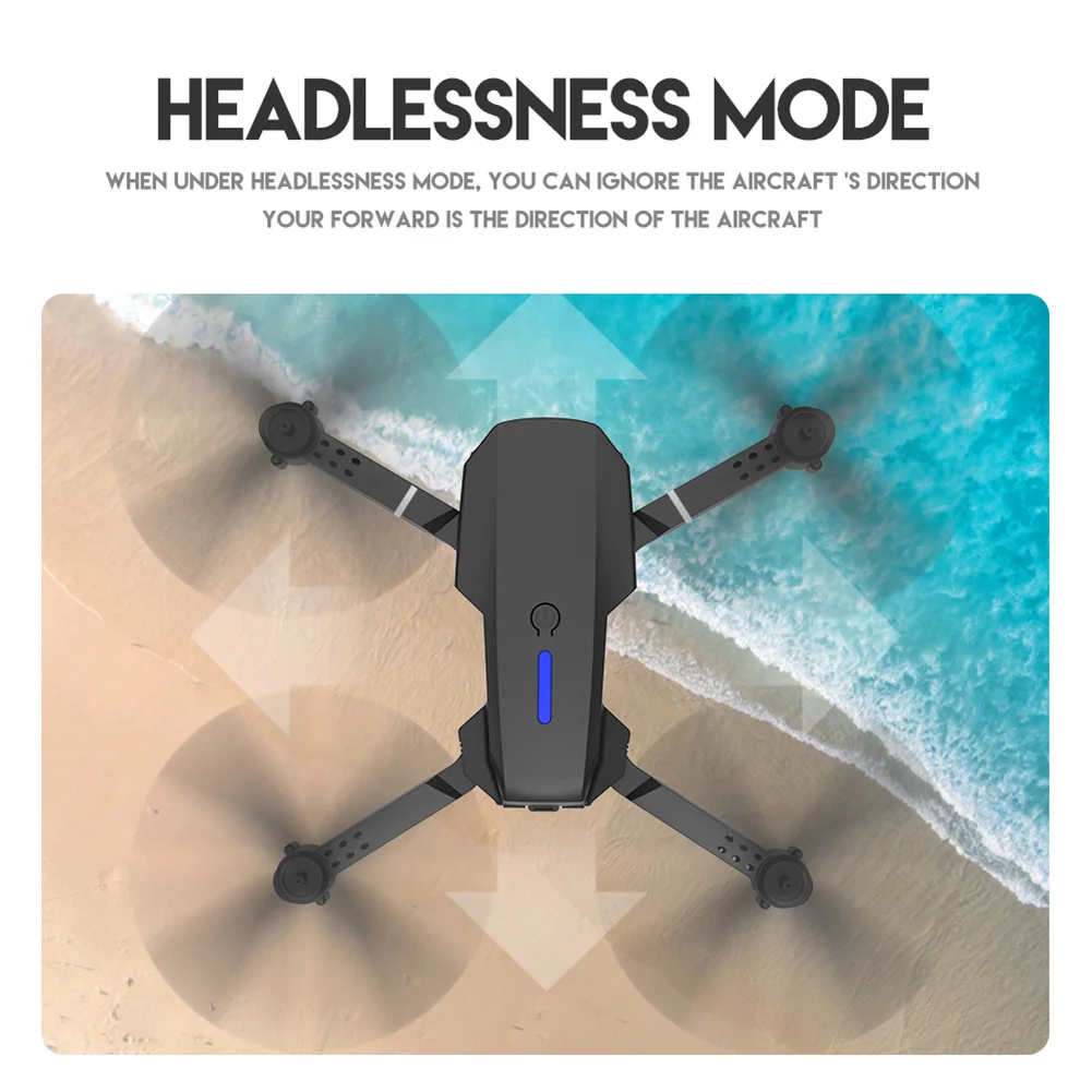 

LS-E525 Mini Drone 4K Dual Camera Headless Mode WiFi FPV Foldable RC Quadcopter Eco-friendly Safety Elements Playing