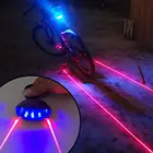 Водонепроницаемый велосипедный фонарь s велосипедный задний светильник рь s светодиодный лазерный световой сигнал безопасности s велосипедный Подседельный штырь задсветильник аксессуары