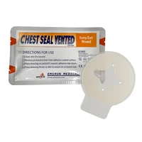 chest seal quick useful chest wound emergency occlusive dressing bandage first aid kit accessories with vent