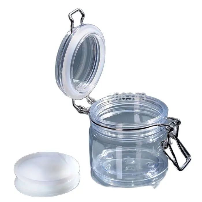 Прозрачная пластиковая банка для крема 220 г герметичная банка/банка