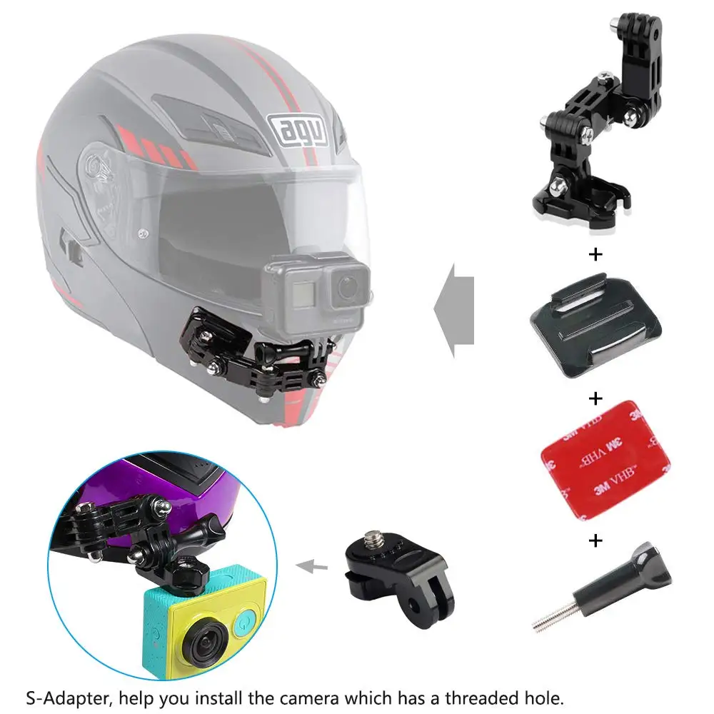 Zeadow мотоциклетный шлем подбородок поворотный 3 направления поворотные крепления