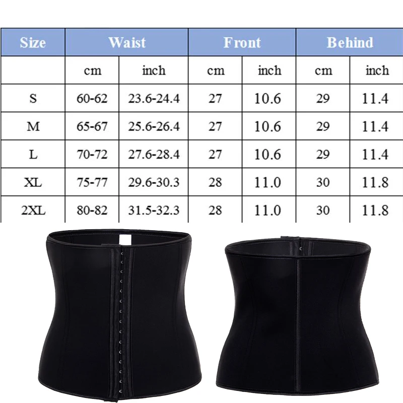 Новинка латексный корсет на молнии для талии под грудь тренировочный пояс