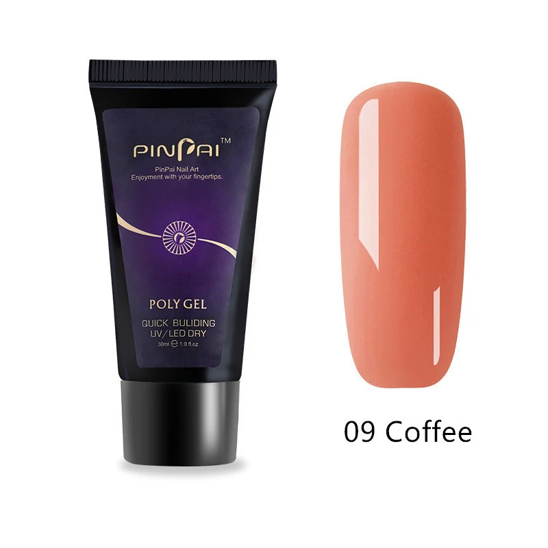 30 мл полигель для наращивания пальцев кристально-желе нейл-арта камуфляж Твердый