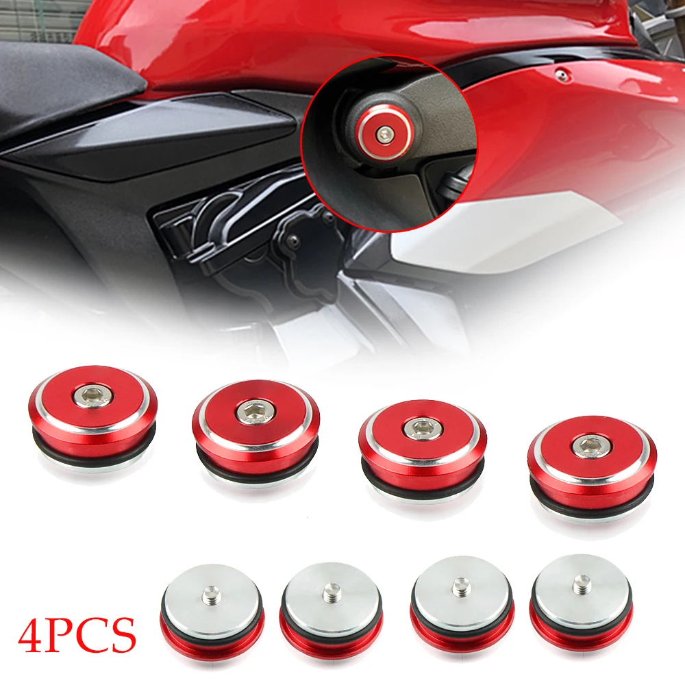 

Motorcycle Frame Hole Cover Insert Plug Cap Cover Accessories For Ducati Panigale 899 959 1199 1199S 1299 1299S Panigale V4 S