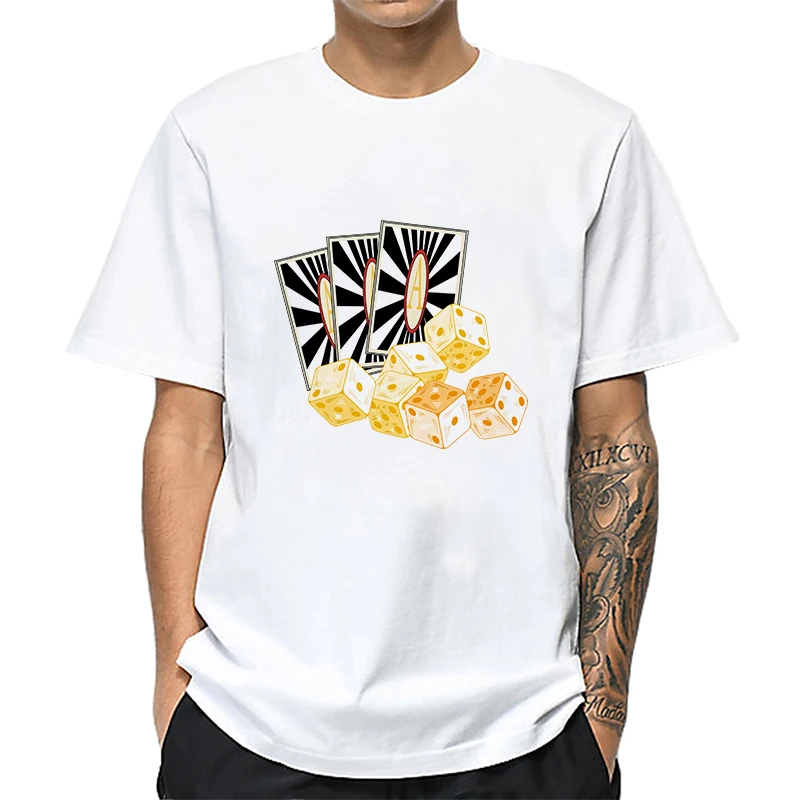 Маунтшарп игра назначение мужчин t Dice Мужская футболка с принтом модная Harajuku