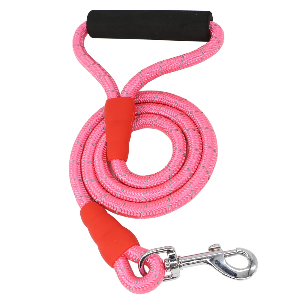 Светоотражающий Поводок для собак ручка из пеноматериала ремень домашних