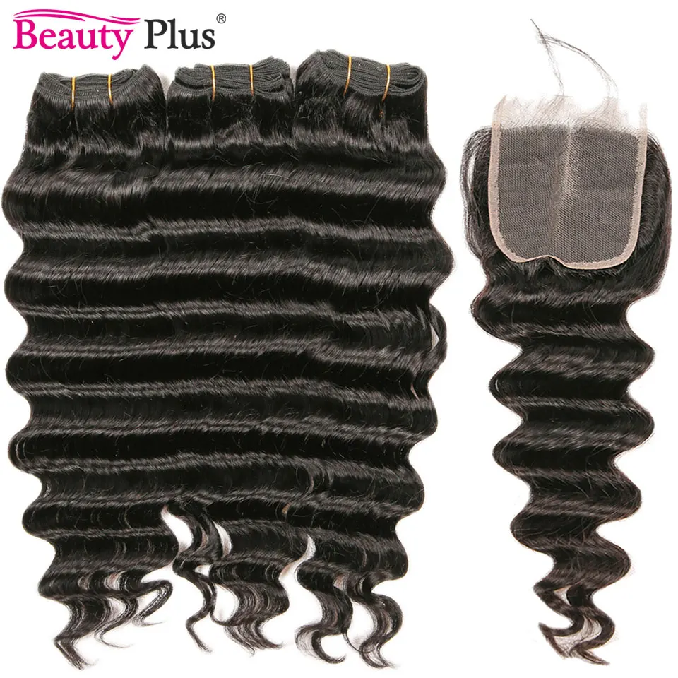 Свободные пряди волос с глубокой волной фронтальной естественной черной