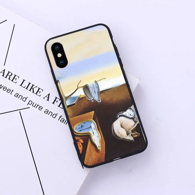 

Salvador Dali art design pattern luxury high quality Phone Case for iPhone 11 12 pro XS MAX 8 7 6 6S Plus X 5S SE 2020 XR