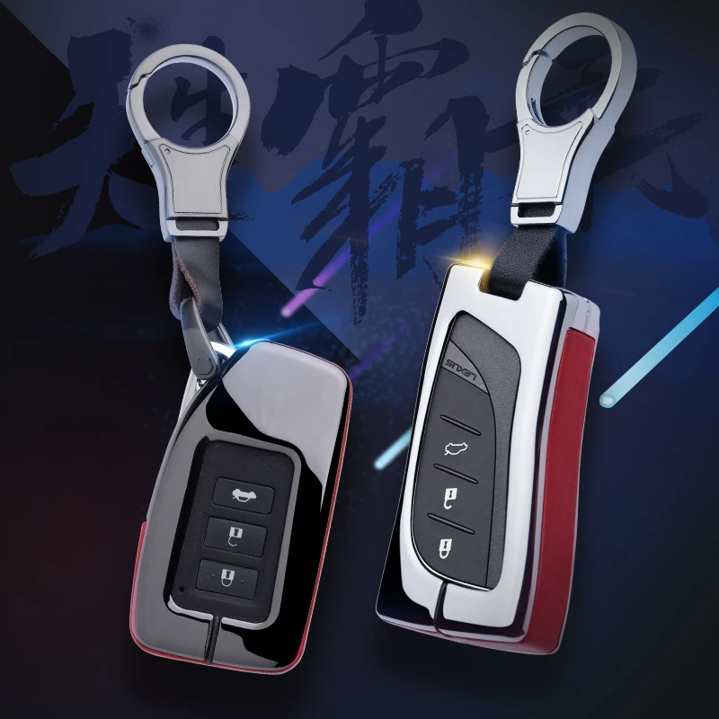 

Zinc alloy+Leather car key case For Lexus IS ES CT200H NX LX 250 300 350 450H 300H ES300h ES200 UX250h LS350 LS500h ES350 ES260