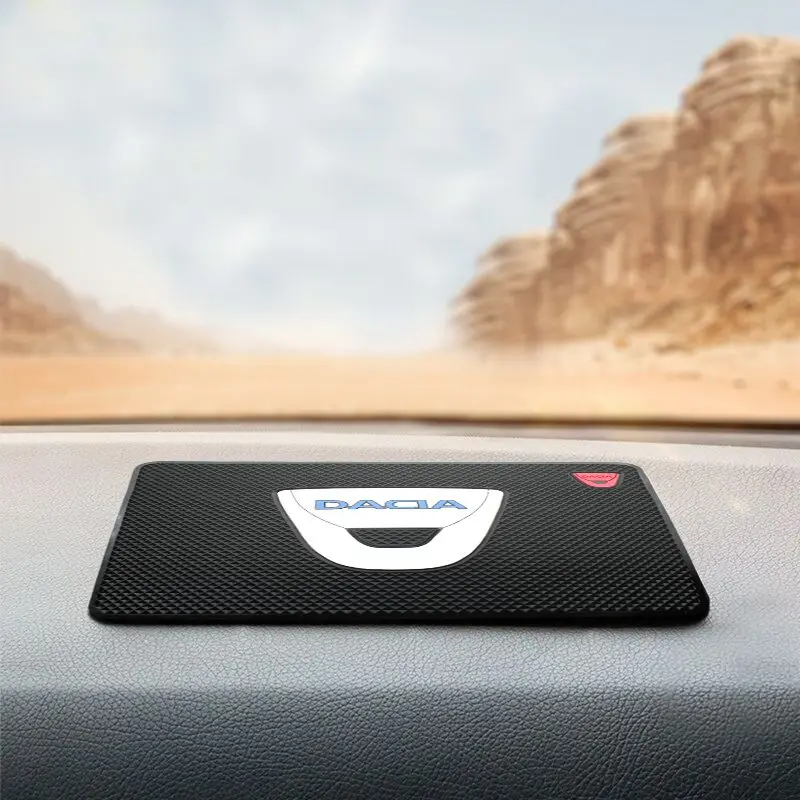 

Auto Styling Car Dashboard Sticky Anti-Slip PVC Mat Phone Holder Pad For Dacia Duster Logan Sandero Lodgy Dokker Sandero Goods