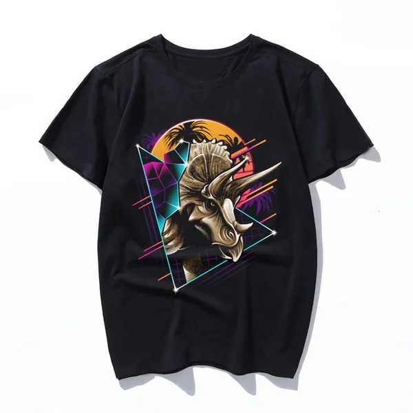 

rad triceratops Tshirt Men T-shirt T Shirt men Shirt