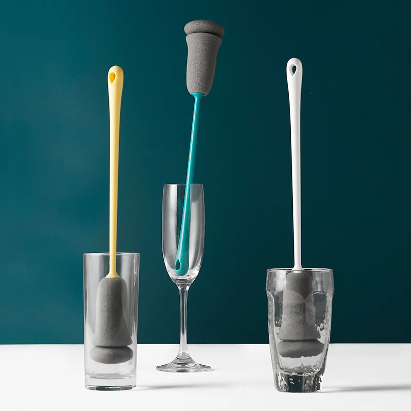 

For Kitchen Convenience Cup Brush Long Handle Fine Bottle Brush Kitchen Cleaning Brush Baby Bottle Brush Kitchen Supplies