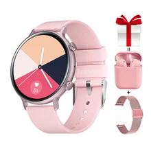 Smart Watch GW33 PRO +Strap+Earphone/Set Smartwatch Women IP68 Waterproof With Answer Call ECG PPG Healt Tracker For Samsung IOS