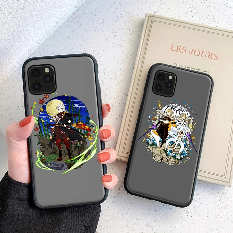 

Genshin Impact Silicone TPU Phone Case For iPhone 6 6S 7 8 X XS XR XS Max 11 12 13 13 Pro Mini SE 2020 Shell Cover Coque Capa