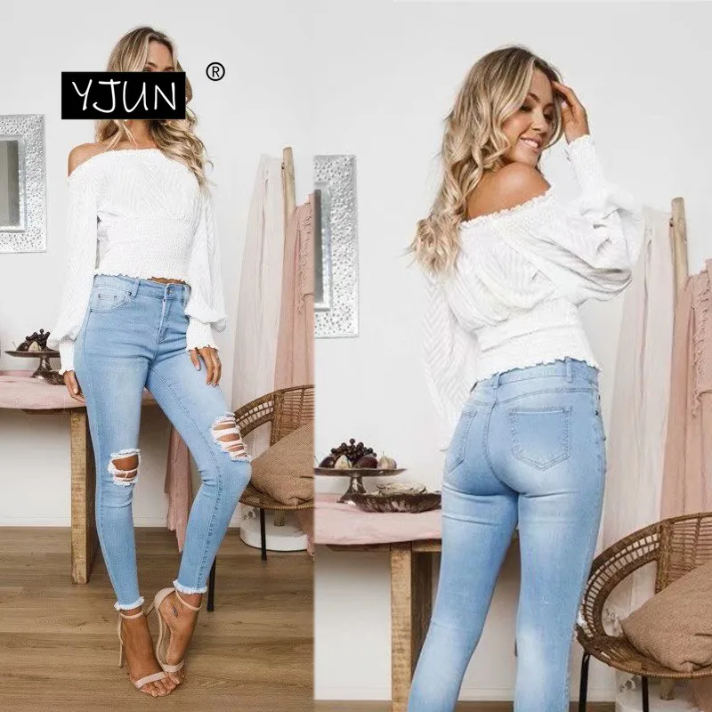 Женская Черная прозрачная блузка с длинным рукавом шифоновая в полоску